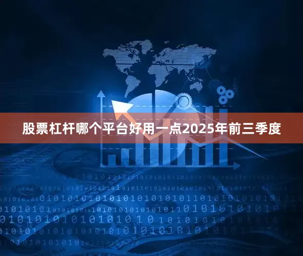 股票杠杆哪个平台好用一点  2025年前三季度